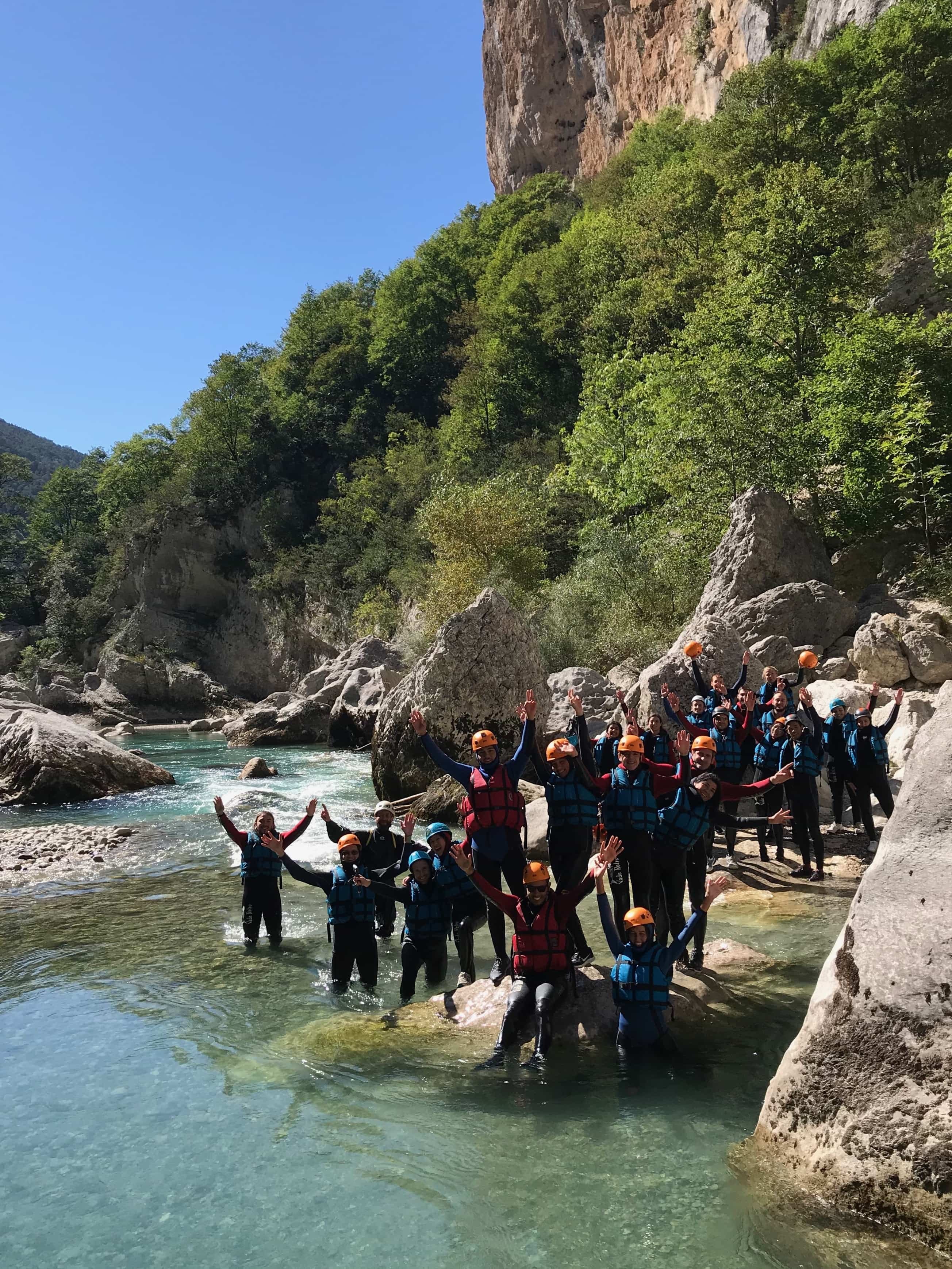 Bachelor/bachelorette party in the Verdon