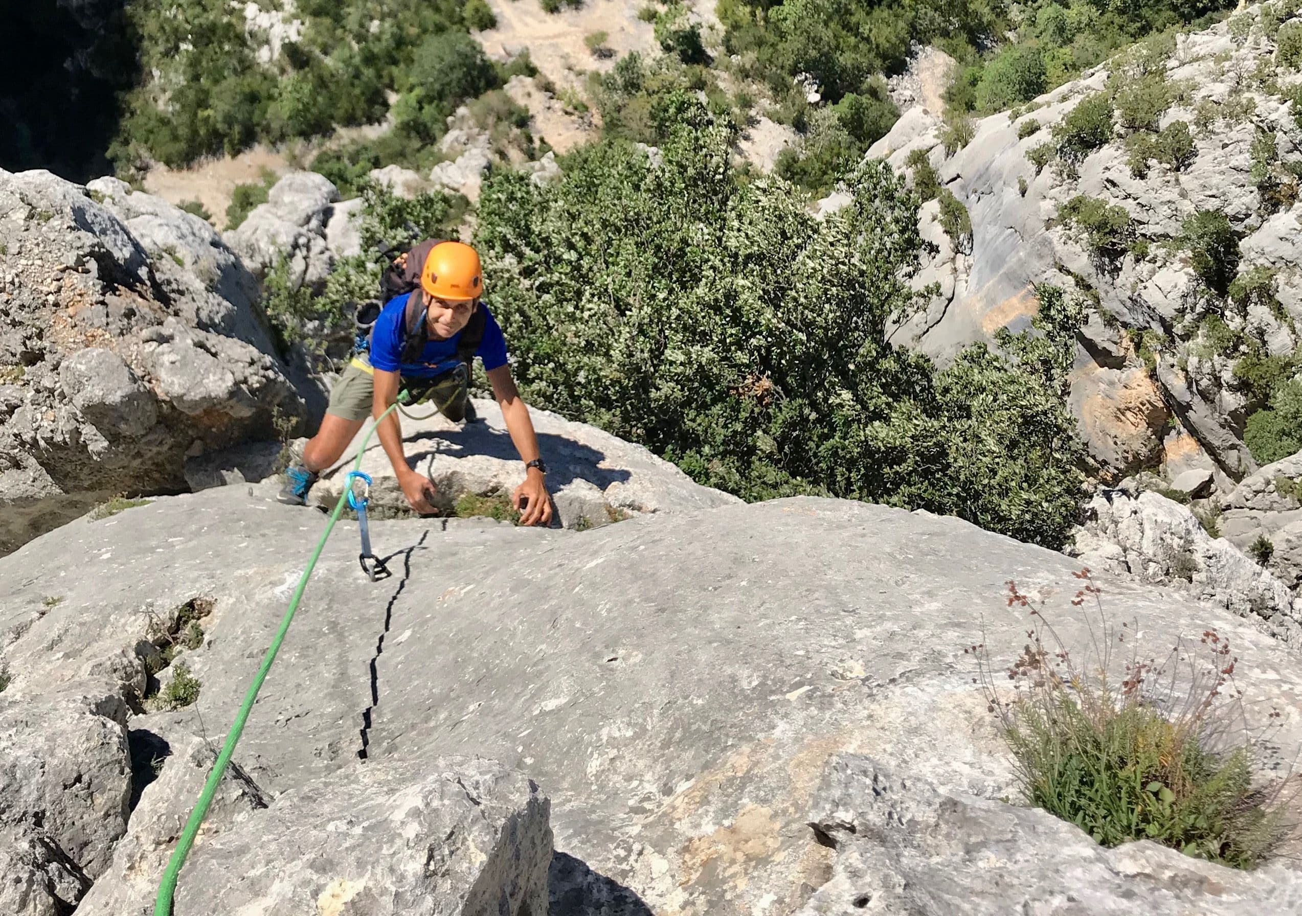 Verdon Multi-Pitch Climbing